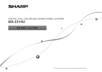 Para ver o documento Sharp MX-2310U Guia de Início Rápido