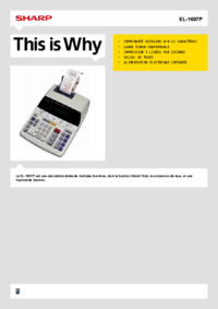 Para ver o documento Sharp EL-1607P Manual do Utilizador