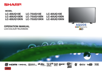 Para ver o documento Sharp LC-60UQ10KN Manual do Utilizador