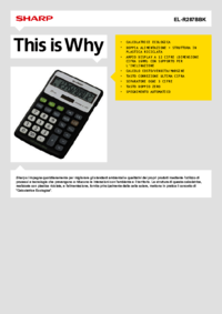 Para ver o documento Sharp EL-R287BBK Manual do Utilizador