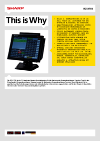 Para ver o documento Sharp RZ-X750 Manual do Utilizador