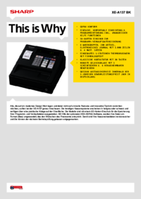 Para ver o documento Sharp XE-A137-BK Manual do Utilizador