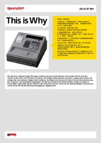 Para ver o documento Sharp XE-A137-WH Manual do Utilizador
