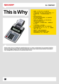 Para ver o documento Sharp EL-1750PIIIGY Manual do Utilizador