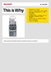 Para ver o documento Sharp EL-1611PGY Manual do Utilizador