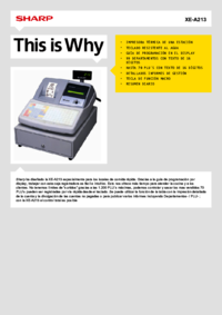 Para ver o documento Sharp XE-A213 Manual do Utilizador