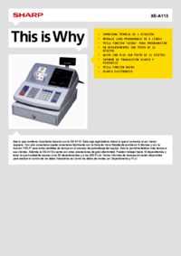 Para ver o documento Sharp XE-A113 Manual do Utilizador