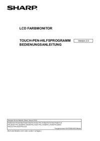 Para ver o documento Sharp PN-60TW3 Manual do Utilizador