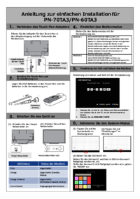 Para ver o documento Sharp PN-60TA3 Manual do Utilizador