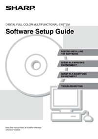 Para ver o documento Sharp MX-3111U Guia de Início Rápido