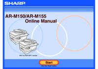 Para ver o documento Sharp AR-150 SERIES Especificações