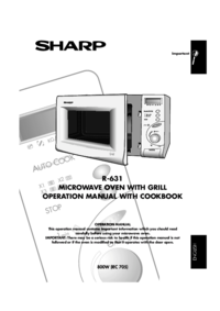 Para ver o documento Sharp R-631 Instruções de Operação