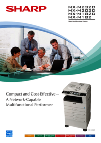 Para ver o documento Sharp MX-M202D Manual do Utilizador