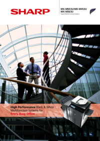 Para ver o documento Sharp MX-M503U Manual do Utilizador