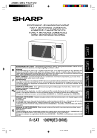 Para ver o documento Sharp R-21AT Manual do Utilizador