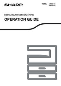 Para ver o documento Sharp AR-5516S Guia de Resolução de Problemas