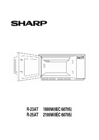 Para ver o documento Sharp R-23AT Manual do Utilizador