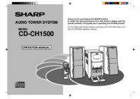 Para ver o documento Sharp CD-CH1500H Instruções de Operação