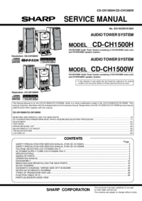 Para ver o documento Sharp CD-CH1500H Manual de Serviço
