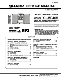 Para ver o documento Sharp XL-MP40H Manual de Serviço
