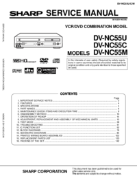 Para ver o documento Sharp DV-RW370X Manual de Serviço
