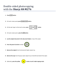 Para ver o documento Sharp AR-M276 Manual do Utilizador