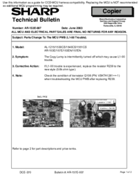 Para ver o documento Sharp AL-1225 Manual do Utilizador