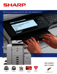 Para ver o documento Sharp MX-2600N Brochura